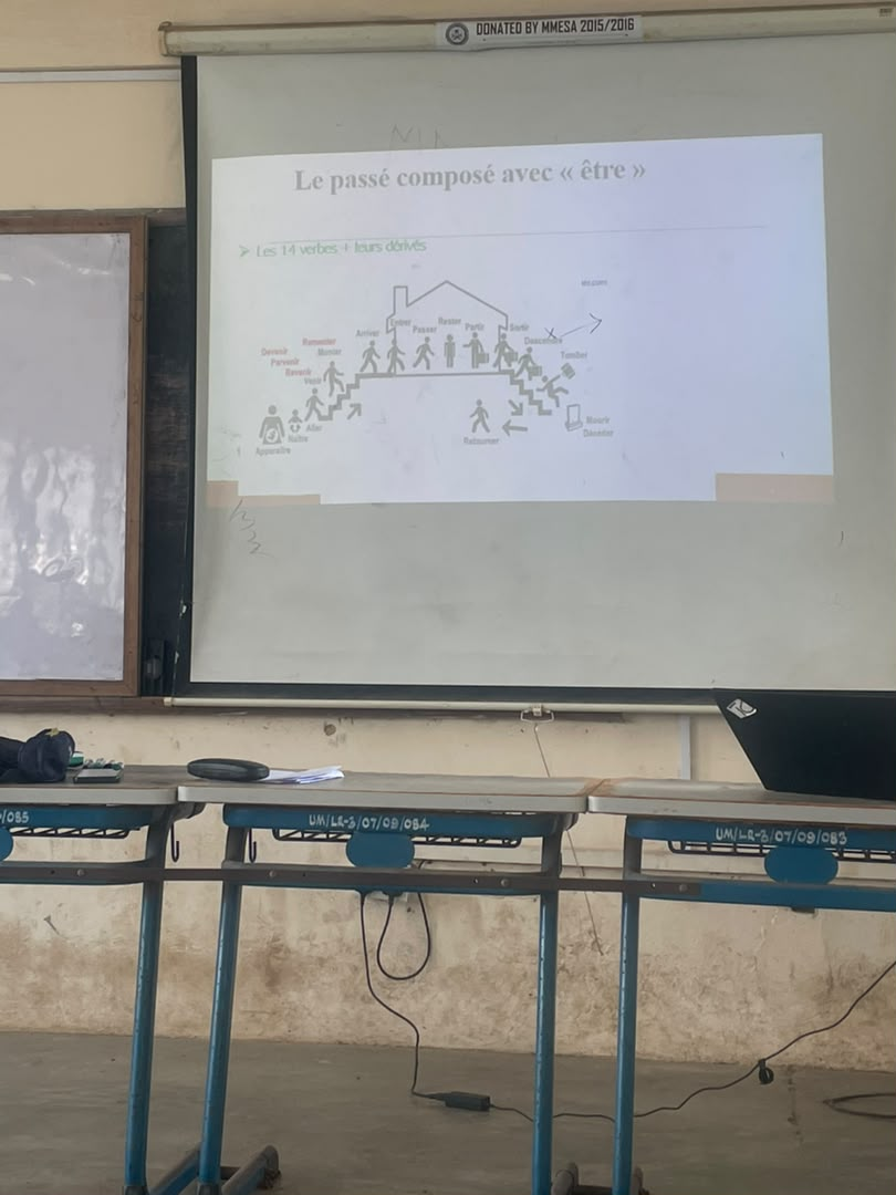 French class lecture slide